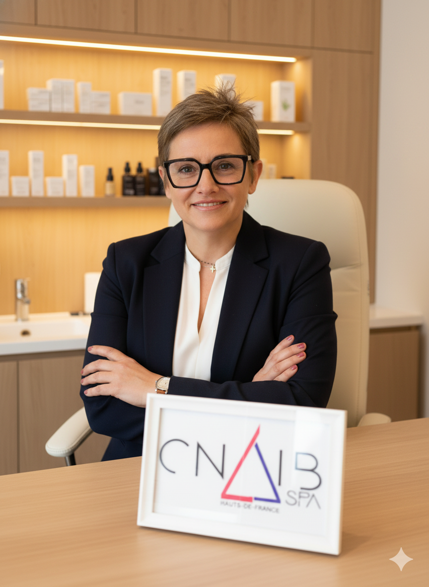 ```plaintext
Naila, fondatrice de l'institut de beauté à Alfortville, offrant expertise et soin personnalisé dans un cadre moderne.
```